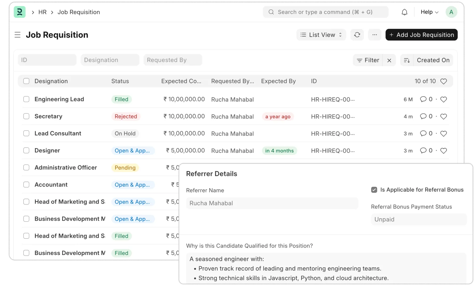 Predvídajte potreby náboru