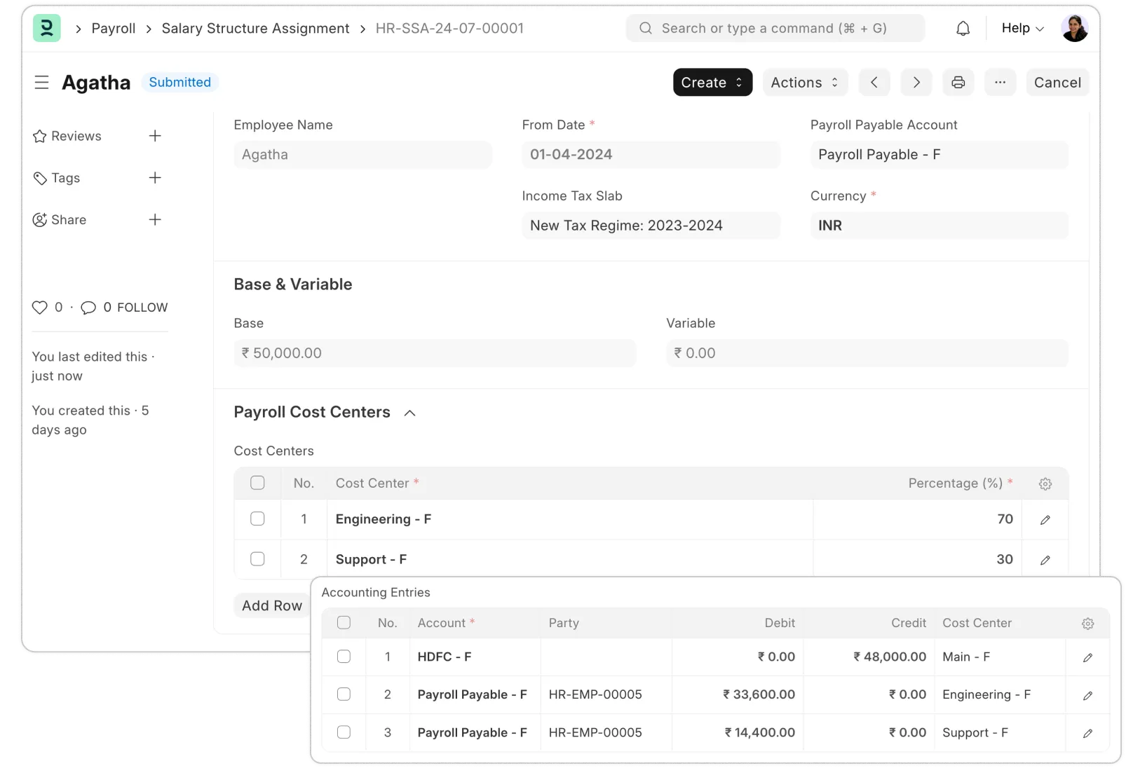 Účtovanie miezd na strediská nákladov
