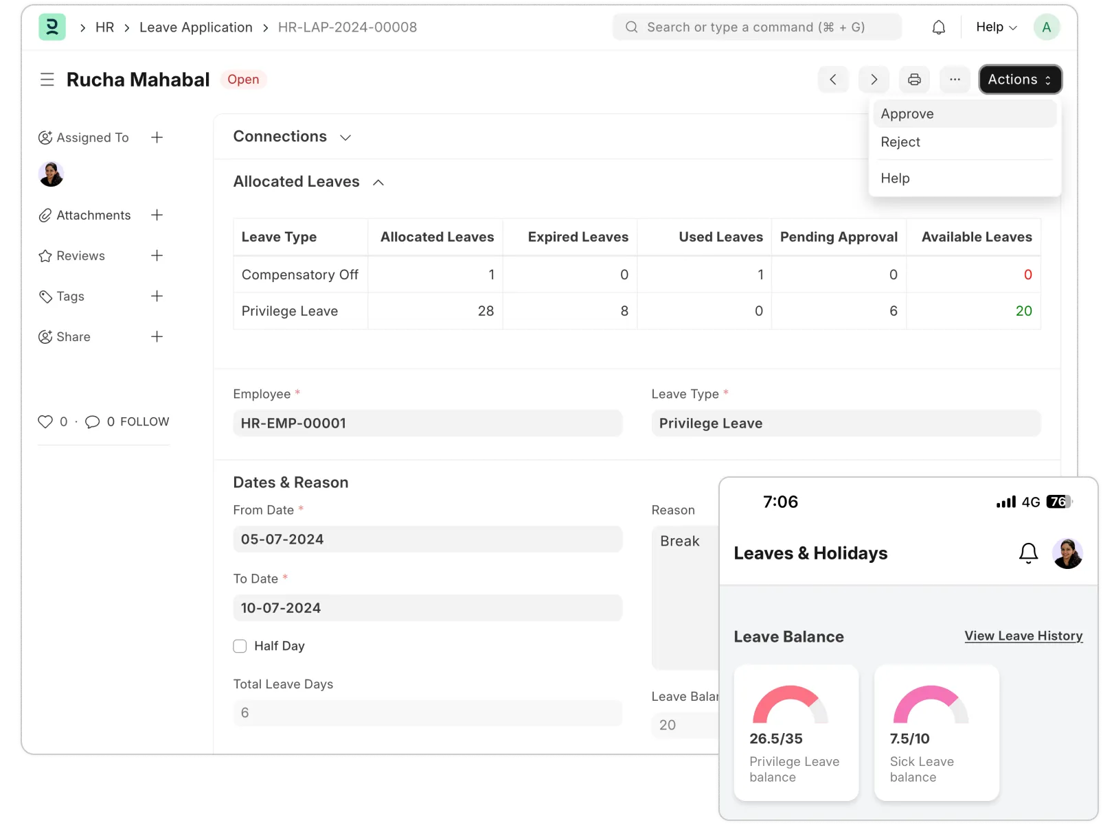 Žiadosti a schvaľovanie voľna