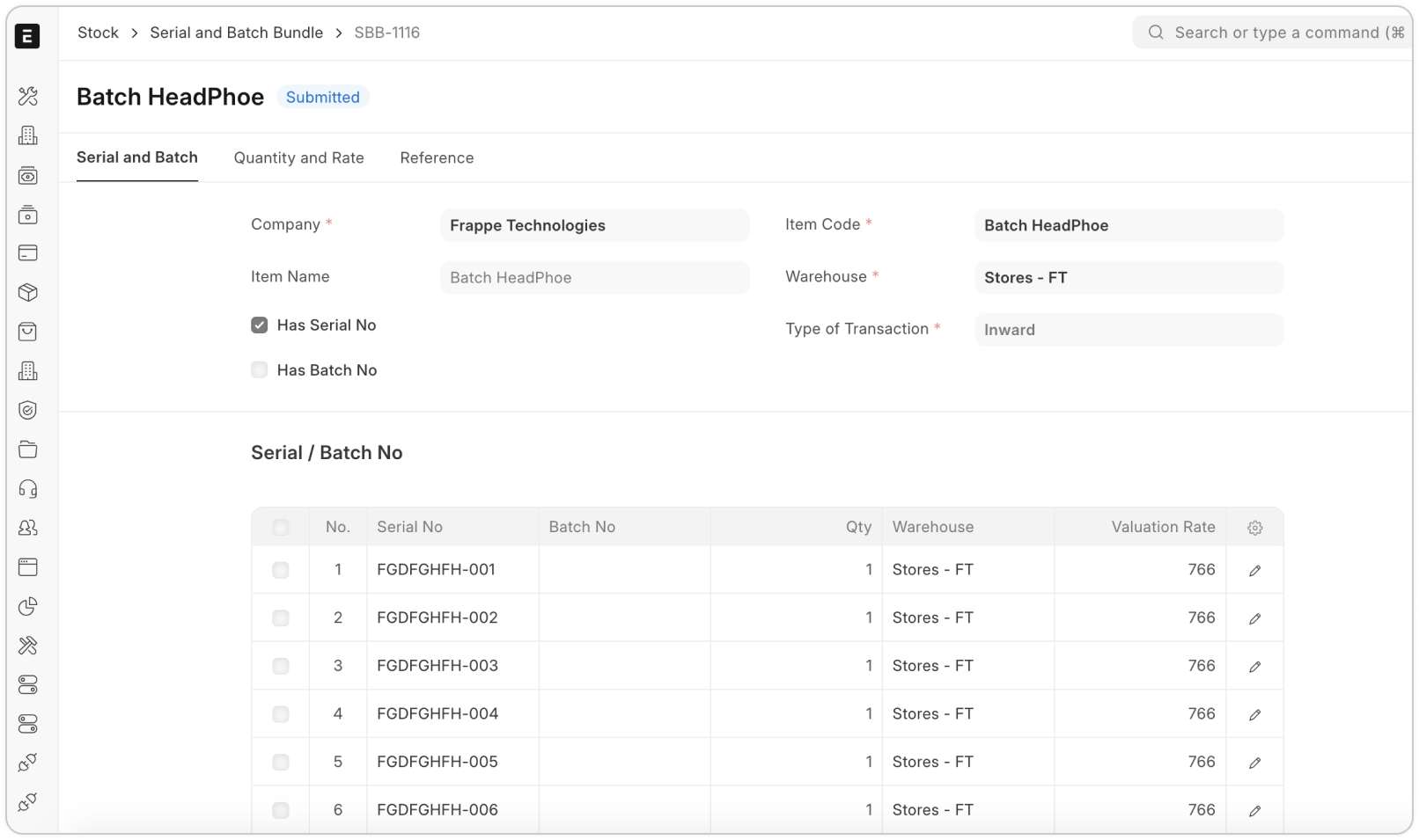 Sériové čísla a šarže